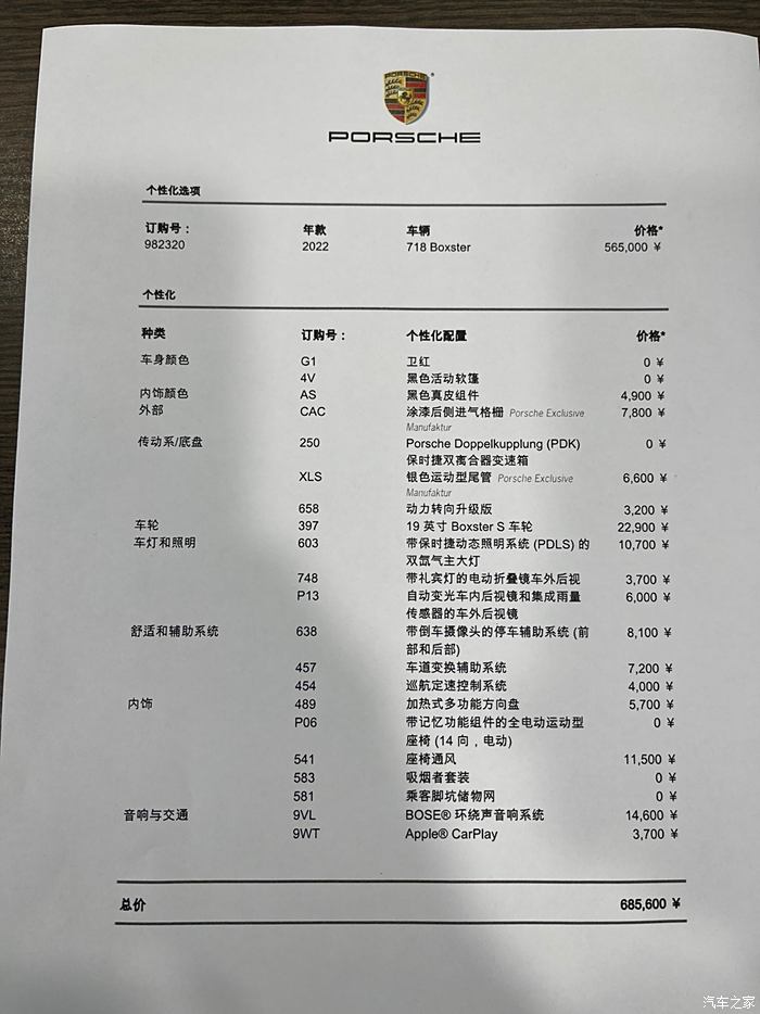 今日订车了上海保时捷车友群有吗