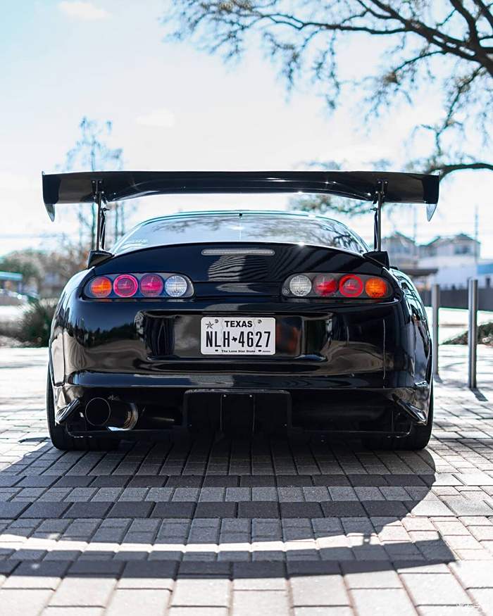 丰田supra mk4简直帅爆了