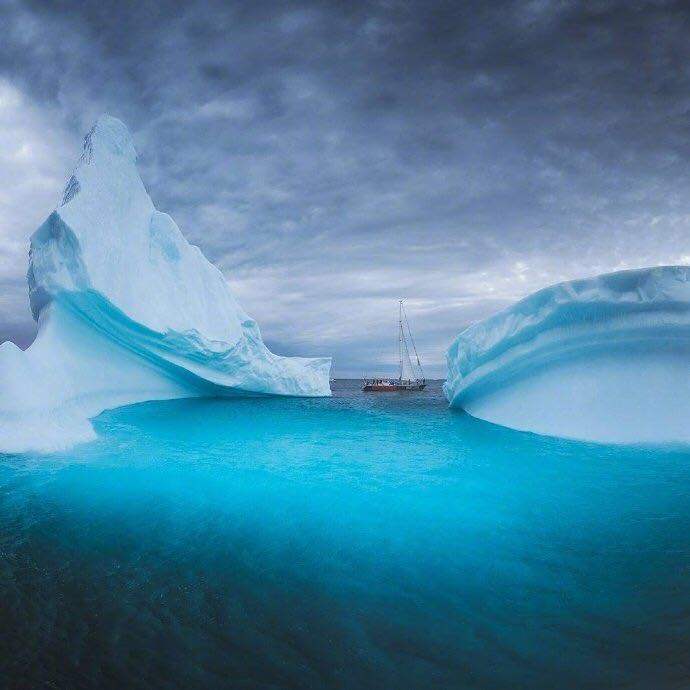 格陵兰岛的迪斯科湾,真的怕它消失了,赶紧收藏起来.