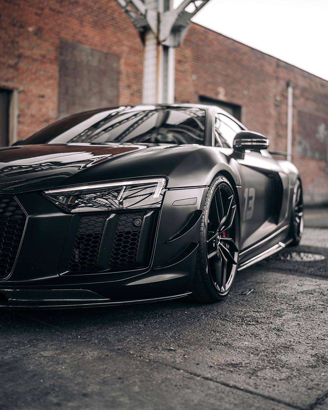 audi r8 霸气黑武士.