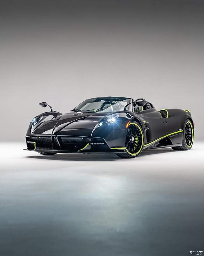 pagani huayra roadster摄影棚,碳为观止