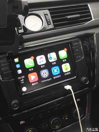2017款帕萨特御尊版怎样用手机映射到车载显示屏