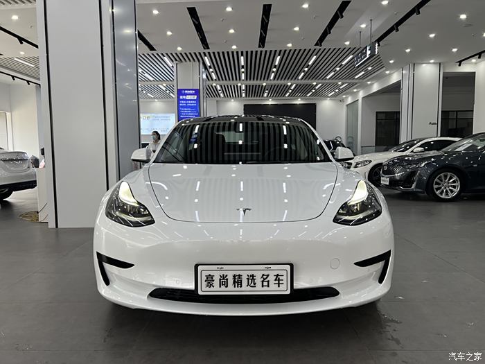 特斯拉model3白色