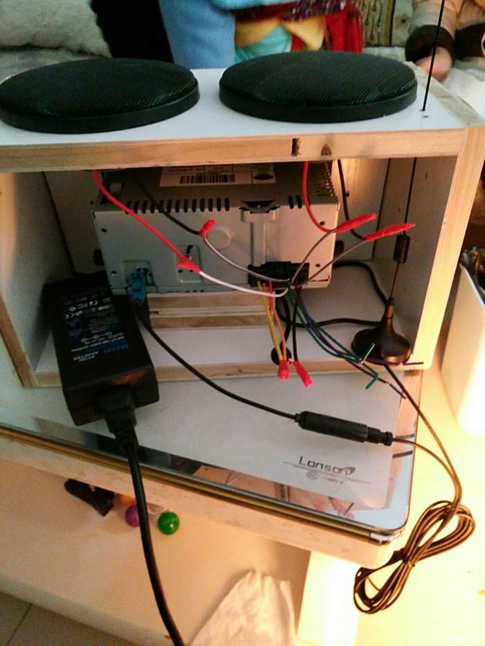 【图】废物利用汽车cd机改家用音响,_福睿斯论坛_汽车