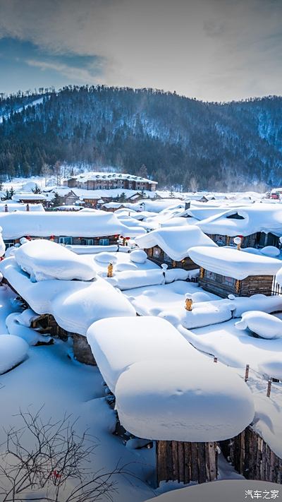 东北的雪乡美景