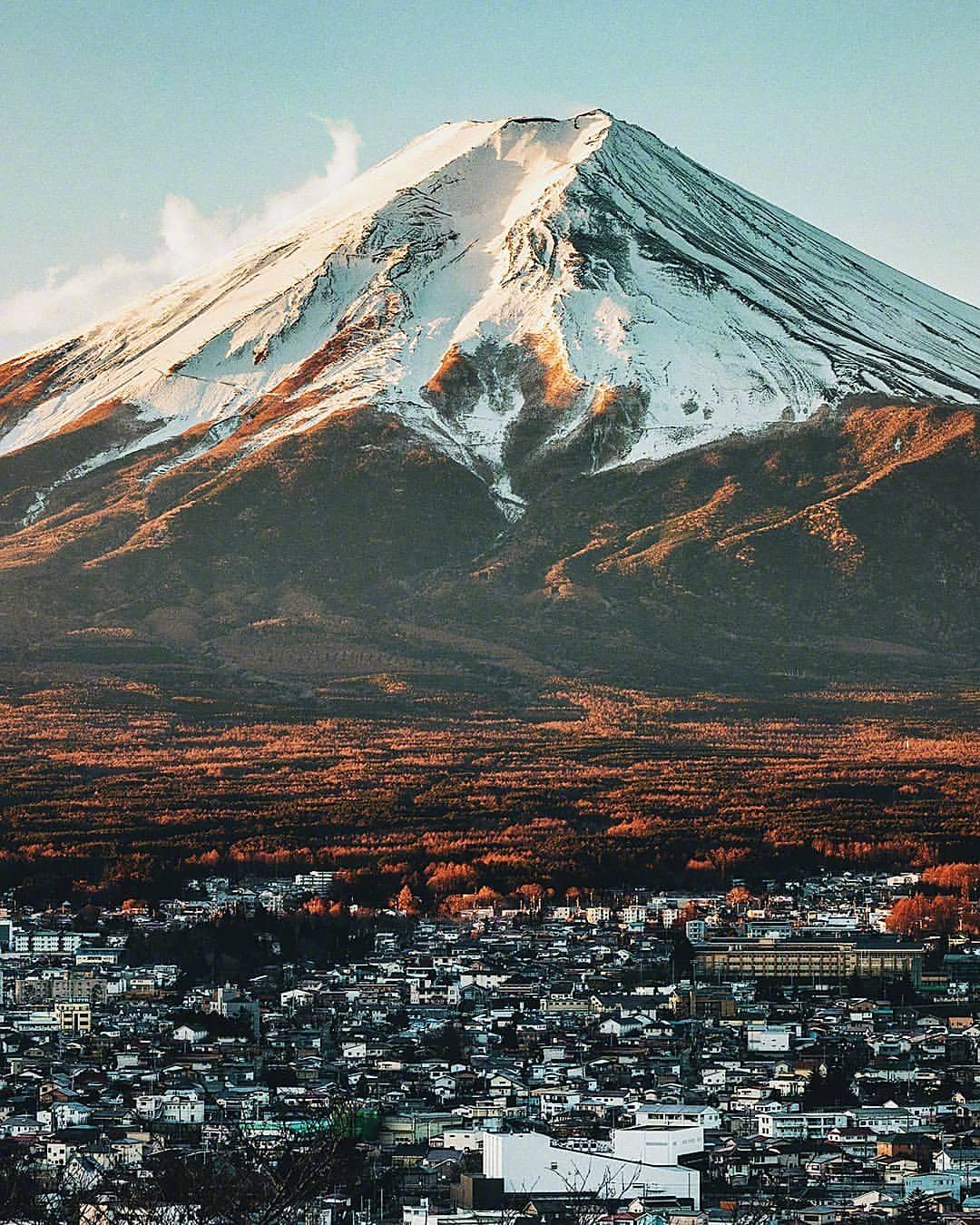 富士山下,满是生活和气息.