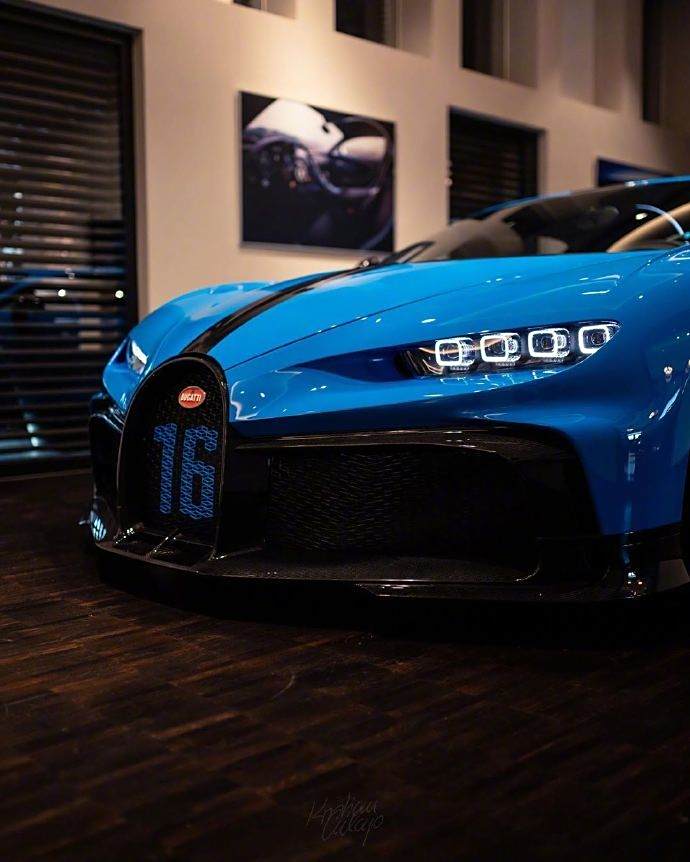 布加迪bugatti chiron pur sport太帅了