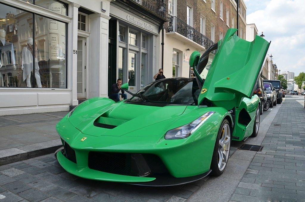 绿色拉法laferrari 一波绿蛙._法拉利论坛_手机汽车之家