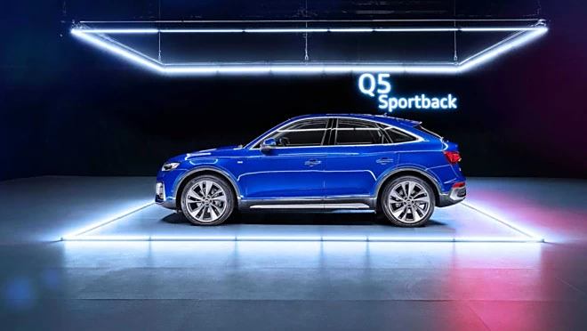 奥迪q5l sportback在2020北京车展上进行了首发