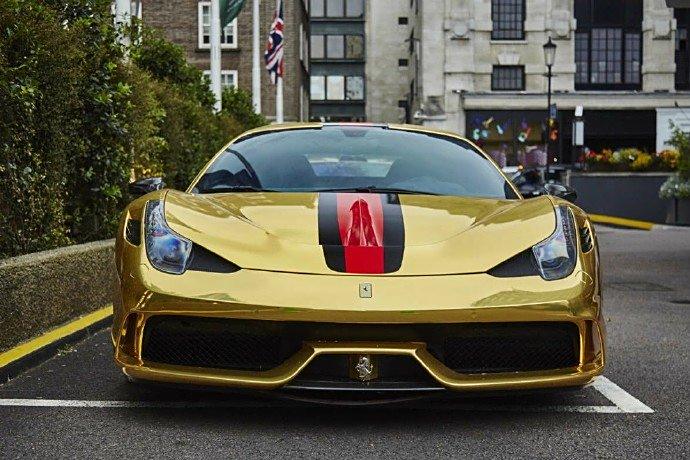 金色诱惑法拉利458speciale