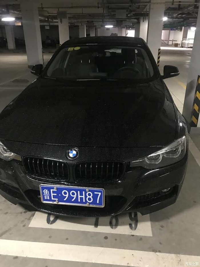 宝石青 宝马曜夜320li 坐标西安 从山东千里提车