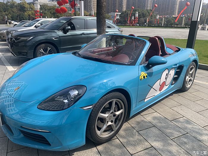 【图】浙牌19年2月上牌蓝红红718boxster_保时捷718论坛_汽车之家论坛