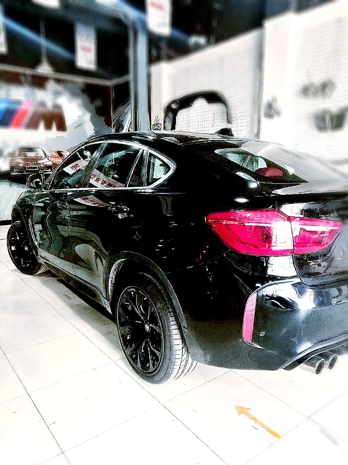 坐标西安 bmw x6 35i 小改黑武士