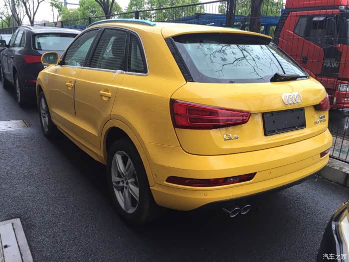 【图】全新Q3,烧包的屎黄色!前脸漂亮动感十足_浙江论坛_汽车之家论坛