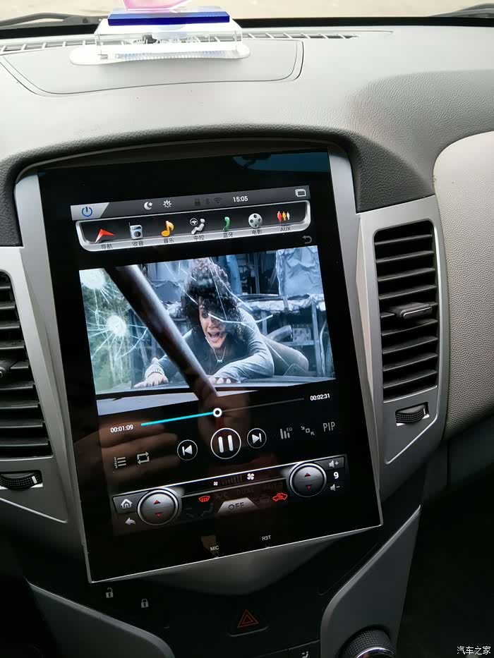 【图】科鲁兹中控大屏改装