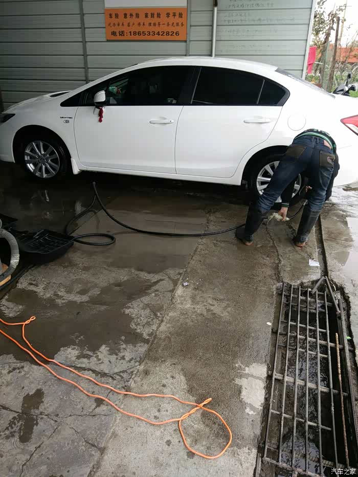 【图】九代思域保养,放油螺丝拧不动