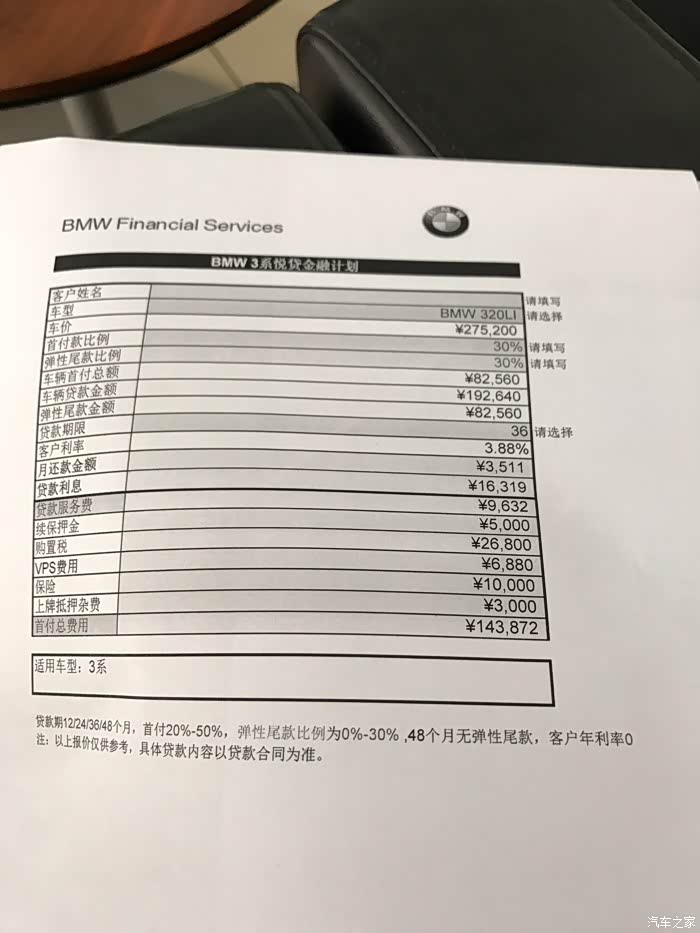 太坑了吧这宝马按揭