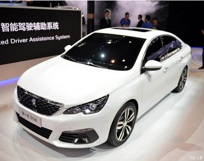 【图】新一代308中低配有中控彩色大屏没有倒