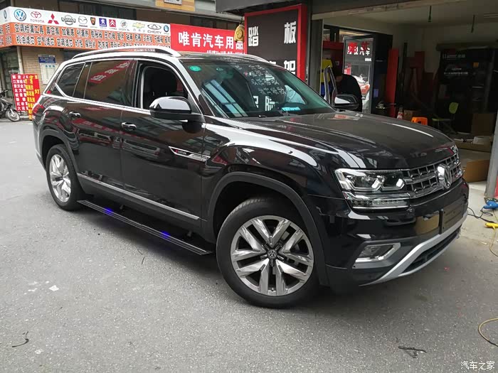 【图】杭州本地车主安装途昂电动踏板施工作业