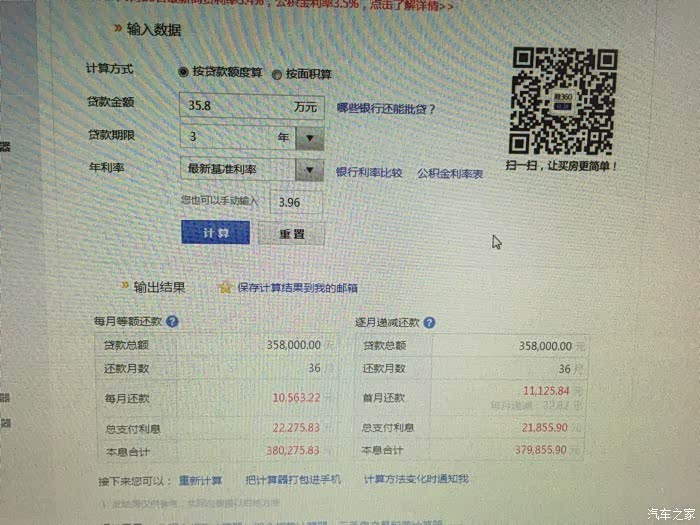 【图】关于宝马金融贷款利率计算的问题_宝马