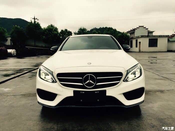 【图】真开心啊,提车感受C200运动白黑_天津