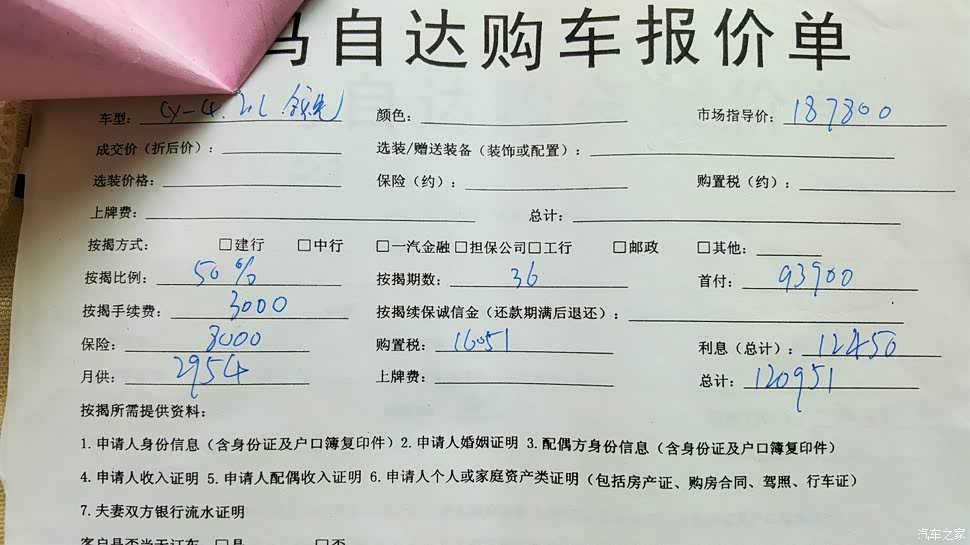 贷款买车和全款买车的疑问?