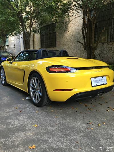 深圳第一辆718 boxster 竞速黄 (据说深圳第一辆提车)