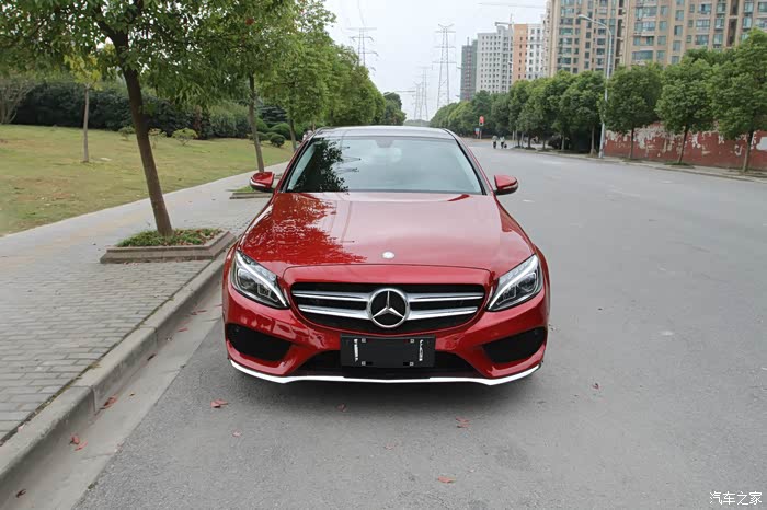 【图】【上海】奔驰新C200L运动(红\/黑)提车作