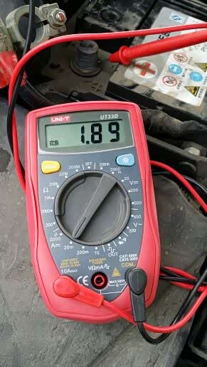 【图】在线咨询电路师傅:这个万用表测量的电流数据是多少?_福克斯论坛_汽车之家论坛