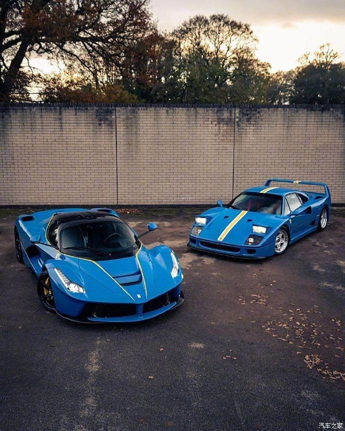 法拉利 ferrari laferrari 蓝色太酷了