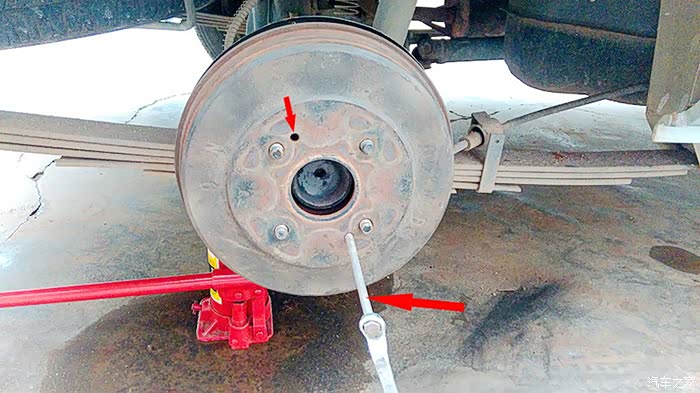 【图】自己动手调整五菱荣光后轮刹车间隙和手