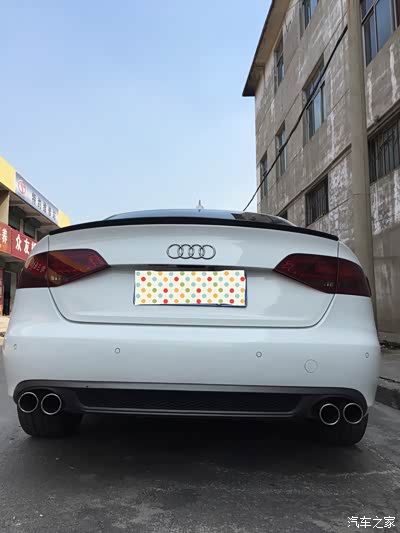 MRG排气尾唇。_奥迪A4L论坛