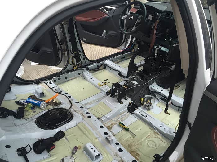 【图】比亚迪G5加装功放自制低音炮箱体_比亚迪G5论坛_汽车之家论坛