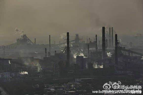 【图】看看河北炼钢厂的大烟囱吧,北京所有机