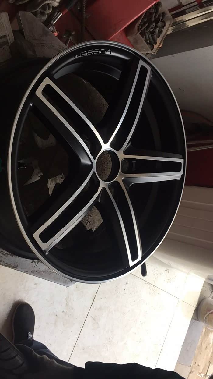 【图】众泰E200更换16存轮毂205轮胎_众泰E