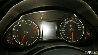 2016款奥迪Q5技术型发动机故障灯长亮,刚提车