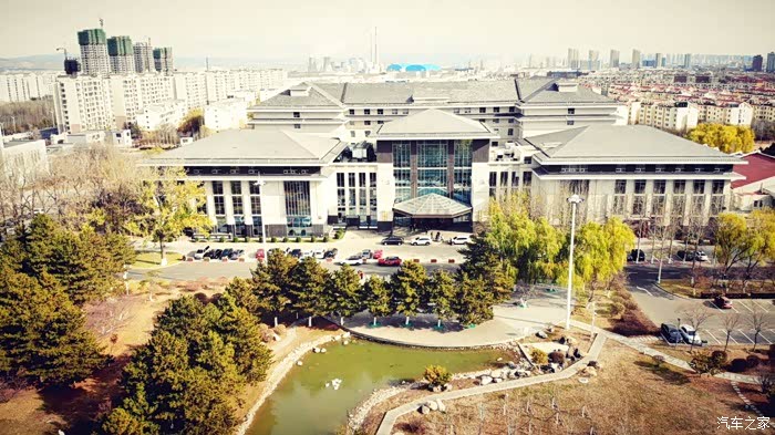 入住包头青山宾馆,航拍哦