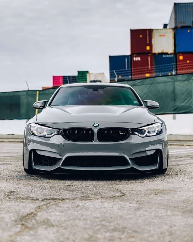 水泥灰的宝马m3战斗风十足