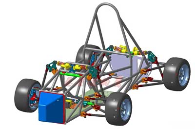 1:6 fsc大学生方程式赛车模型设计,制作,测试分享(海量大图)