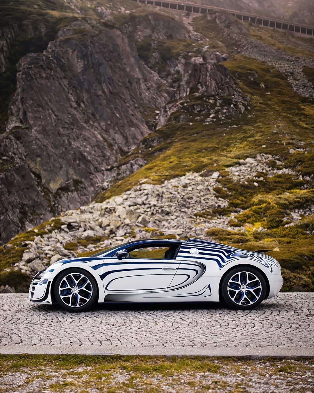 斑马涂装的布加迪,是不是让你想起了某首歌?