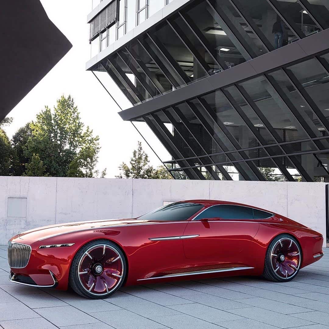 vision 奔驰-迈巴赫 6 艳丽的红色.