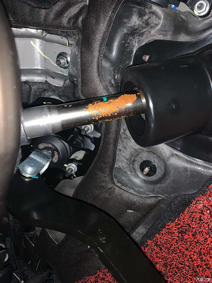 【图】各位哈佛f7转向柱下面生锈_哈弗f7论坛_汽车之家论坛