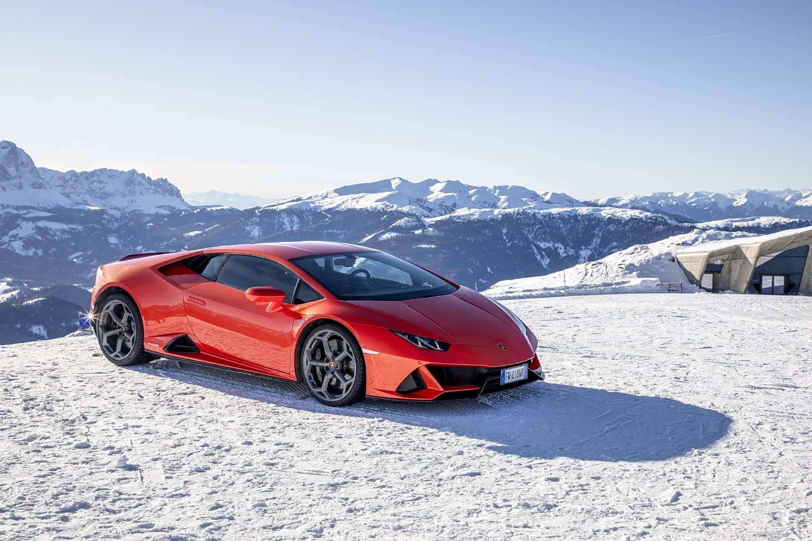 【图】雪中漫步lamborghini huracn evo_兰博基尼论坛_汽车之家论坛