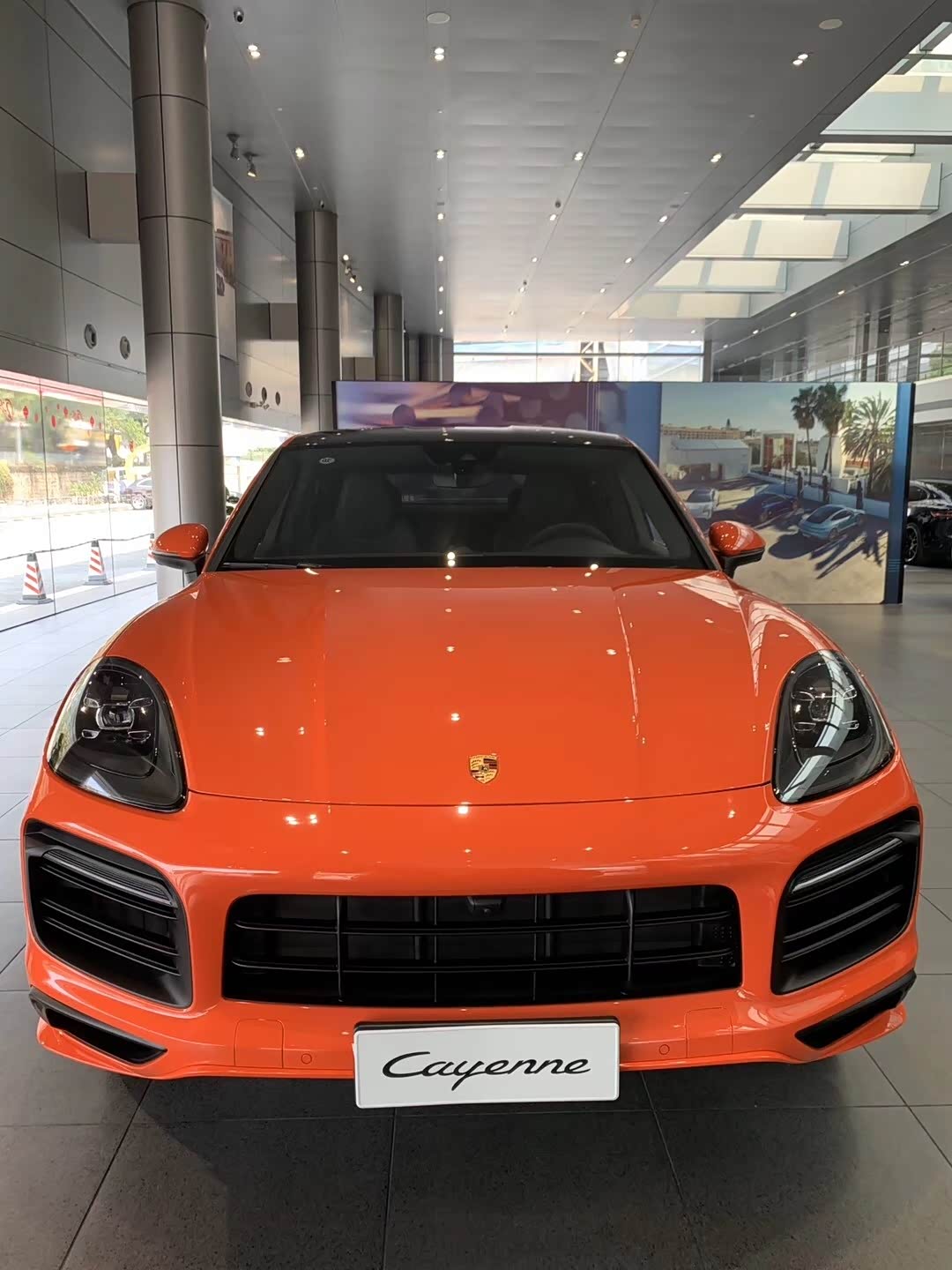 卡宴coupe首选熔岩橙这颜色 ,超级惊艳