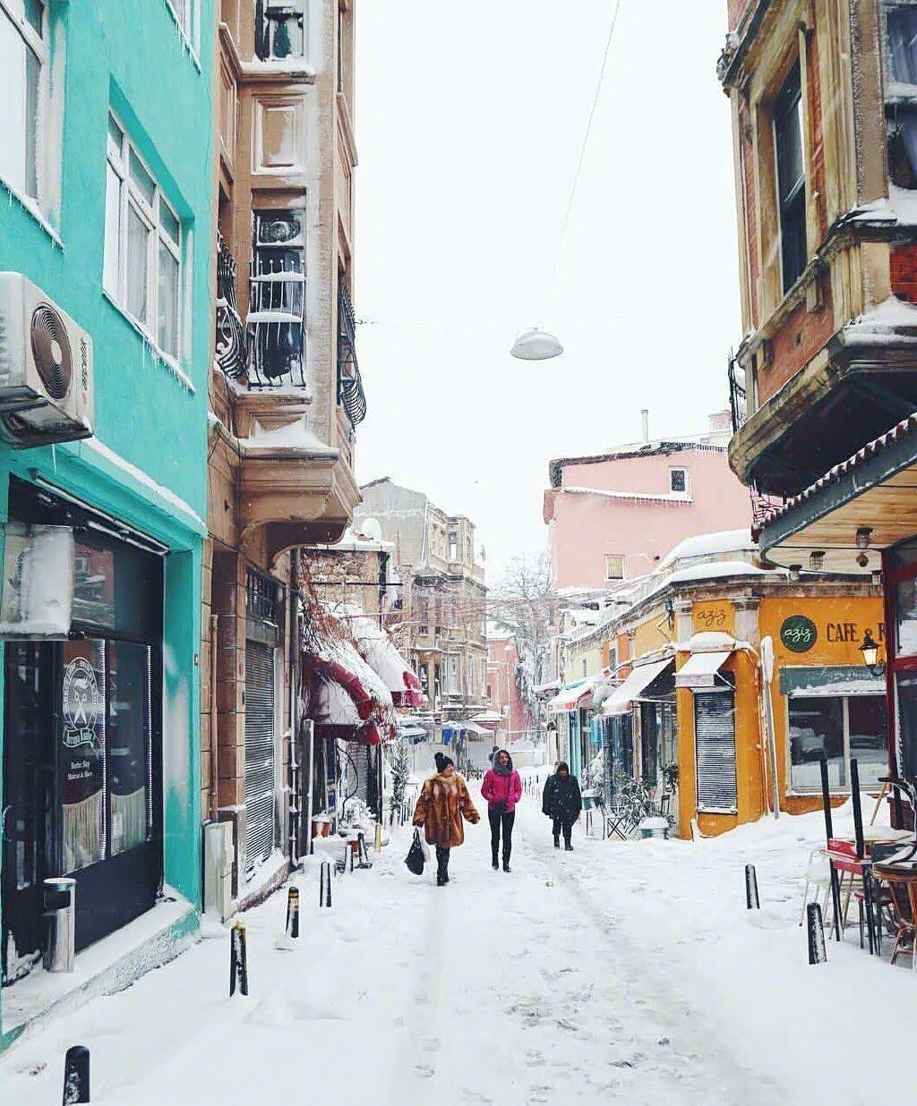 土耳其的雪景美得像童话世界一般