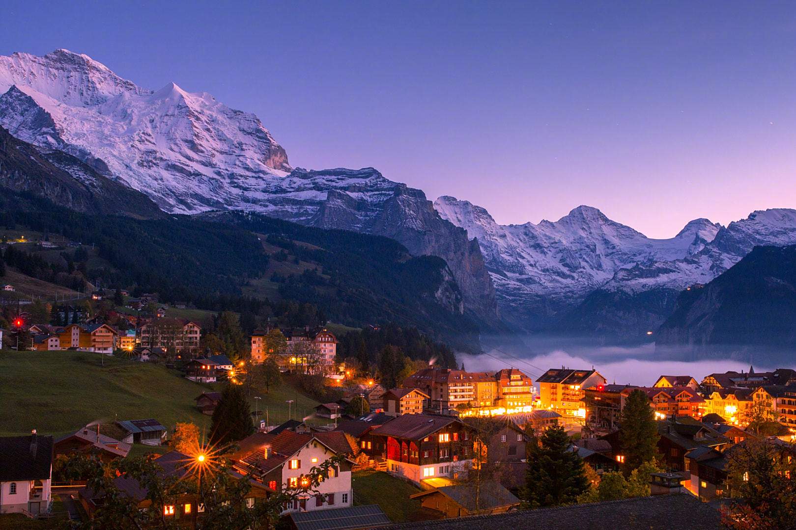 瑞士风景壁纸高清全屏图片