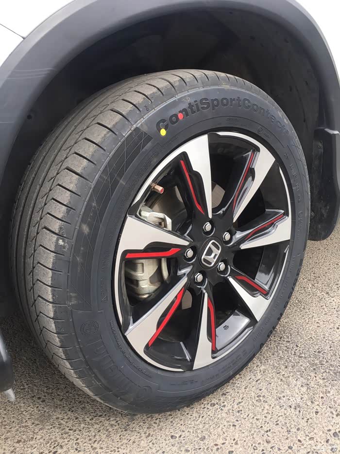 【图】crv换个轮毂!_本田cr-v论坛_汽车之家论坛