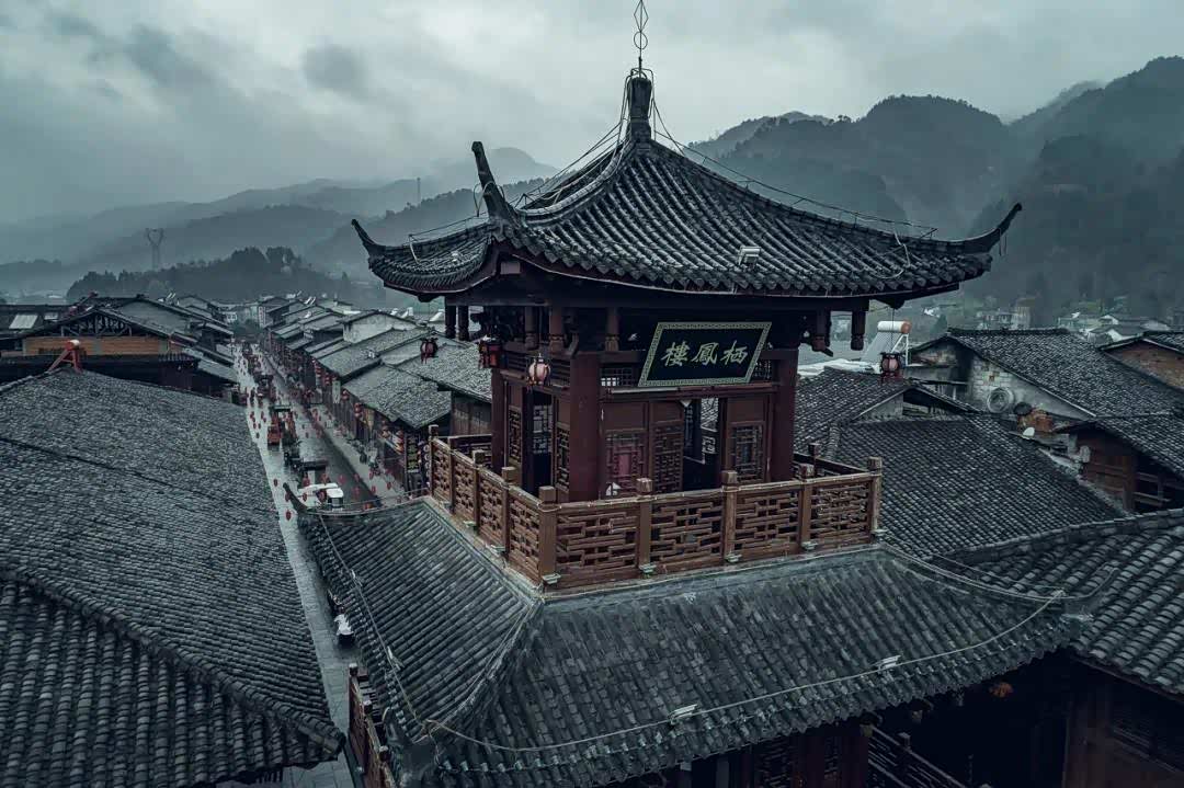 青木川古镇景色真美哦!