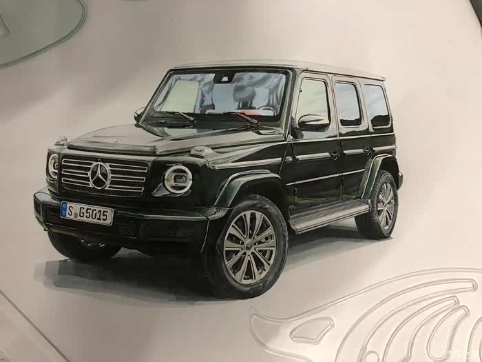 【马克大叔-手绘】大g归来!2019梅赛德斯奔驰g500