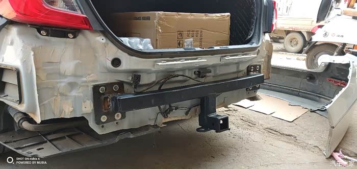 十代雅阁全网首装拖车钩流氓钩自行焊接求精版主内付效图